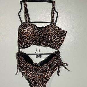 SHEIN Animal Print Bikini Set 2X
